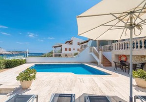 NEW! Villa Cala Marsal Front Sea View, Pool, BBQ, AC free