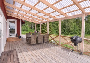 Nice home in Långserud with sauna