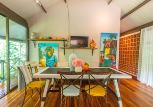 Ocean view luxury property with pool in the jungle at 300 m from the beach.