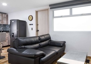 One Bedroom Balcony AC hot tub apartment with part time security