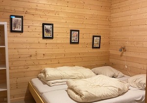 Outside : luxury modern apartment on the ground floor of a chalet, for 6-7 persons, terrace with a b