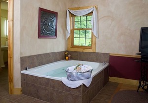 Private guest house w/jacuzzi tub, gas fireplace close to several famous parks