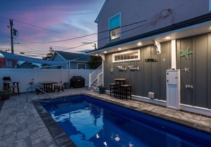 Private Pool OCEAN BLOCK 7BR Downtown Dewey Beach w/Parking and Game Room