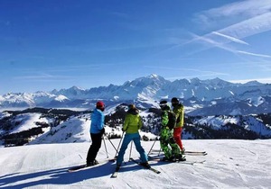 Residence Le Schuss 1 - Apartment at the foot of the slopes with terrace view Mont-Charvin
