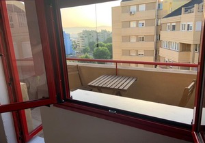 Room in a shared apartment touching the border :)