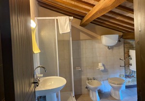 Room in farmhouse with pool