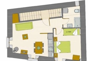 Rural apartment Apartaments rurals Can Pistola for 2 people