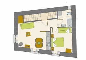 Rural apartment Apartaments rurals Can Pistola for 2 people