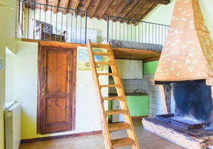Rustic accommodation in nature for four people with pet in the middle of Tuscany.
