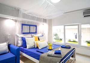 SANTORINI STYLE IN ATHENS,GREEK TRADITHIONAL STYLE