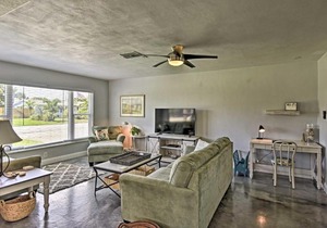 Satellite Beach Home with Fenced Yard - Walk to Beach