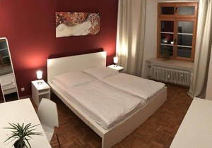 Single room, shower, toilet, 1 bed room - Gästehaus der Abtei Sayn