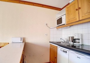 Ski-in/ski-out & foot of the slopes, 7th floor, balcony, tv, ski locker, 30m², Les Menuires