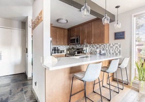 Slopeside remodeled mountain cabin ski in ski out!