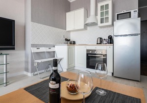 SMART HOST Studio on 22 floor in Savelovsky city