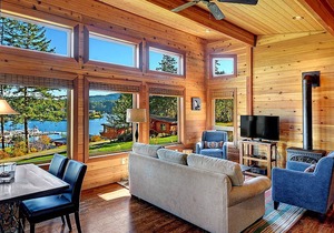 Snug Harbor Resort and Marina - Two Bedroom Water View Cabin, King Beds