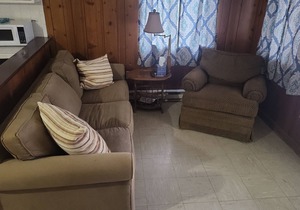 Stand alone cabin, sanitized, full kitchen.