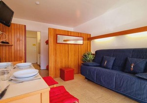 Studio 4 pers. proche pistes, parking, WiFi, animaux acceptés - FR-1-525-198
