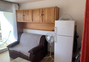 Studio Cabine à 100m de la Plage, Terrasse, Proche Commerces - 4 Couchages - FR-1-423-215
