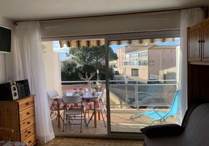 Studio Cabine à 100m de la Plage, Terrasse, Proche Commerces - 4 Couchages - FR-1-423-215