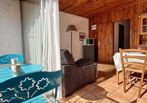 Studio cabine à 200m de la plage, loggia ensoleillée, quartier calme - 4 couchages - FR-1-225-214