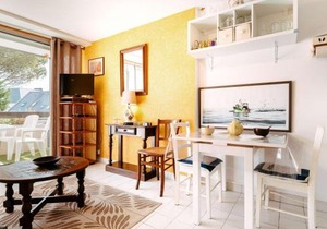 Studio cabine à Carnac: 24m², proche plage/commerces, parking, balcon sud, petit animal ok - FR-1-477-108