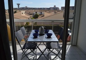 Studio climatisé 4 couchages proche plage et commerces au Grau-du-Roi - FR-1-250-160