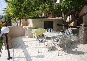 Studio flat with terrace Merag, Cres (AS-7877-a)