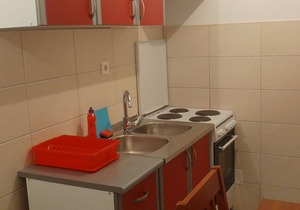 Studio flat with terrace Brist, Makarska (AS-15443-a)