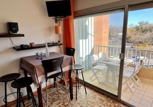 Studio rénové, loggia ensoleillée, 200m de la plage, animaux permis - Argelès-sur-Mer - FR-1-225-116