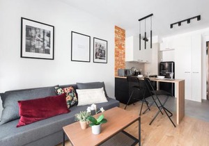 SuperApart Stalowa 39 Modern Unit with Kitchen & Wifi