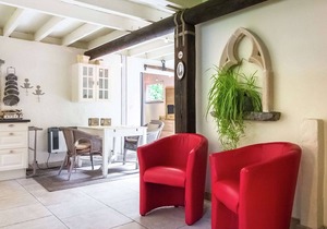 This accommodation is full of atmosphere and on a beautiful estate.