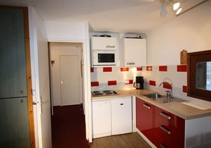 Tignes 6 pers, south balcony, TV, equipped kitchen