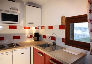 Tignes 6 pers, south balcony, TV, equipped kitchen