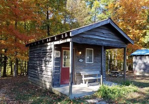 "Tom T" Camping Cabin #10 | Pet Friendly