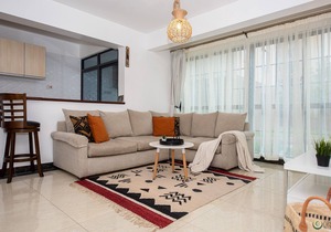 Tribal Chic 2BR in Kileleshwa with Gym and Kids Playarea