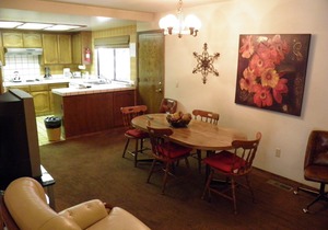 Try this home for your next Tahoe adventure, Close to Heavenly, Classic One Level Cabin only steps from the River!