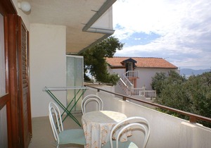 Two bedroom apartment with terrace and sea view Podaca, Makarska (A-2621-a)