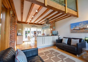 TWO CHANTRY BARNS, ORFORD, pet friendly in Orford