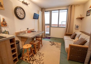 Wifi, 70m from ski slopes, 1st floor, tv, ski locker, 19m², Valfréjus