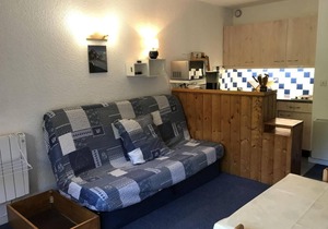 Wifi, ski-in/ski-out & foot of the slopes, 3rd floor, balcony, tv, 28m², Villard de Lans