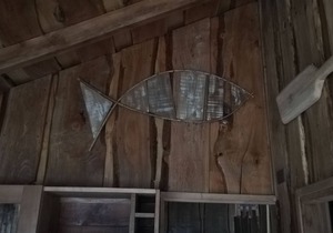 Wonderful rustic cabin 2, with native logs, on the banks of the Trancura River