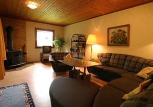 Wooden bungalow with oven, in Oberharz near a lake