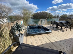 Lakeside Retreat Fishing Peg Situated At Tattershall Lakes Holiday Park | Tattershall