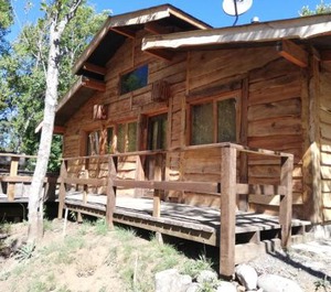 Cabaña Rústica Maravillosa Con Troncos Nativos Orilla Río Trancura 