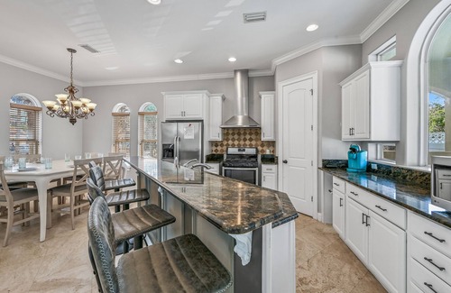 Emerald Waters Village House | 1/2 Block From Private Beach, 7 BR, Remodeled, Theater, Discounted Golf Cart