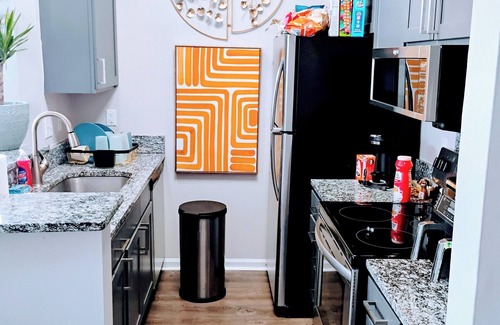 Wayne Apartment | 1-bd apartment with WiFi, AC , lake access, living room projector and fireplace