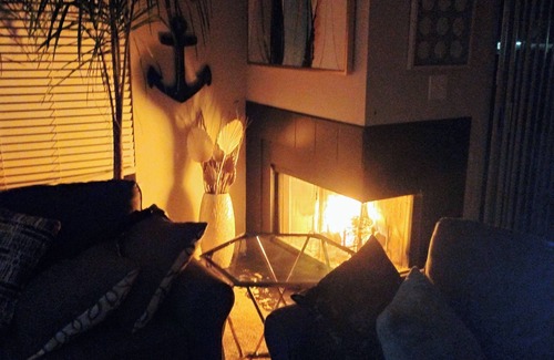 Wayne Apartment | 1-bd apartment with WiFi, AC , lake access, living room projector and fireplace