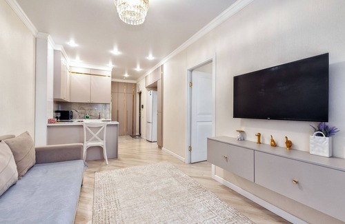 Nur-Sultan Apartment | 1-bedroom apartment with a city view near the riverside in Astana