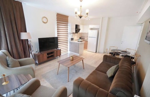 Esenyurt Apartment | 1-bedroom nearby services&park Wi-fi parking-AM2